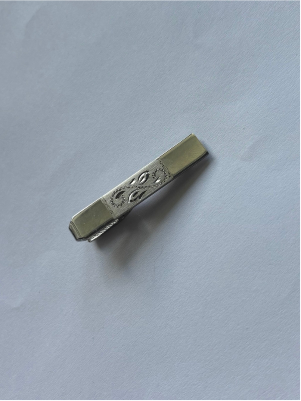 Vtg 925 Sterling Silver Steval Men's Tie Clip